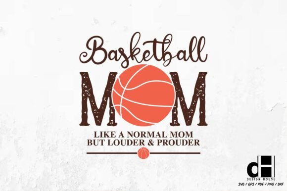 Basketball Mom – Basketball SVG PNG: A Creative Graphics and Crafts Asset