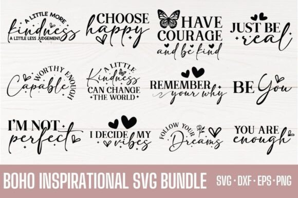 Boho Inspirational SVG Bundle: A Must-Have for Creative Crafts