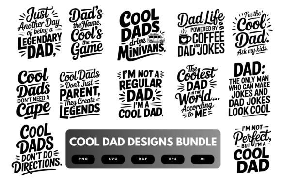 Cool Dad SVG Bundle: A Fresh Take on Father's Day