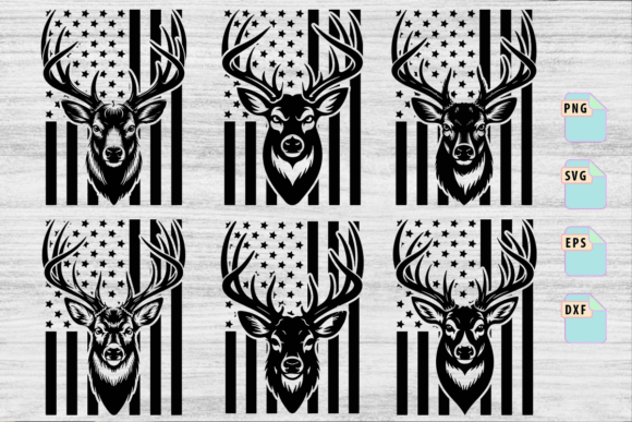 Deer Flag Svg Bundle: A Versatile Graphics Asset for Crafts