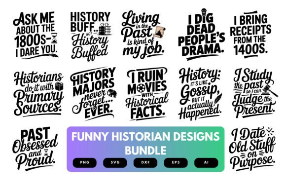 Historian SVG Bundle: A Review for Embroidery Projects