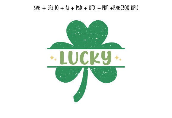 Lucky St.Patrick’s Day Svg Design for Crafts and Graphics
