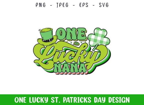 One Lucky Nana St. Patrick's Day Embroidery