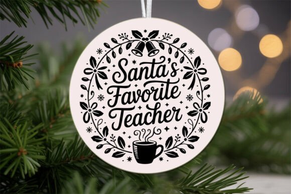 Review: Santa’s Favorite Teacher SVG for Creative Graphics